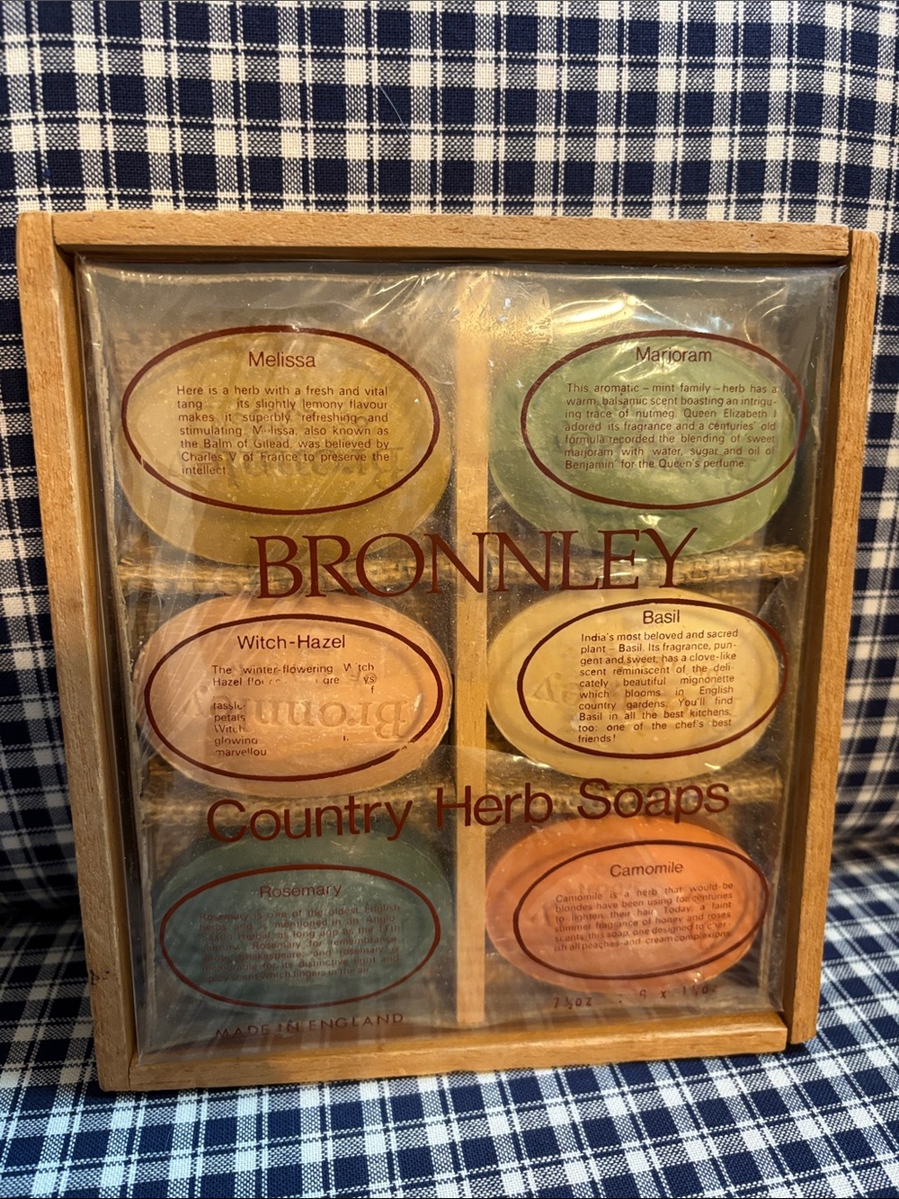Bronnley Country Herb Soaps Gift Set - set of 6
